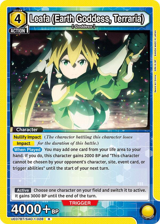 Leafa (Earth Goddess, Terraria) (028) [UE07BT/SAO-1-028]