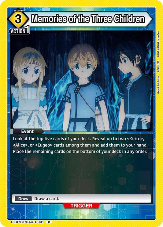 Memories of the Three Children [UE07BT/SAO-1-031]