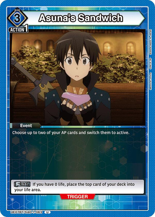 Asuna's Sandwich [UE07BT - UE07BT/SAO-1-063]