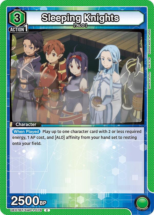 Sleeping Knights [UE07BT - UE07BT/SAO-1-076]