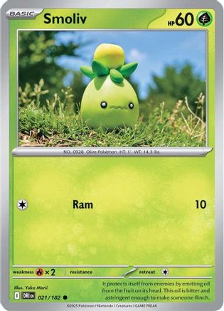 Smoliv (21) Reverse Holofoil [SV10: Destined Rivals]