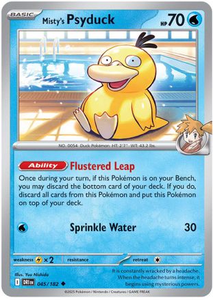 Misty's Psyduck (45/182)  [SV10: Destined Rivals]
