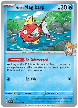 Misty's Magikarp (48/182) Reverse Holofoil [SV10: Destined Rivals]