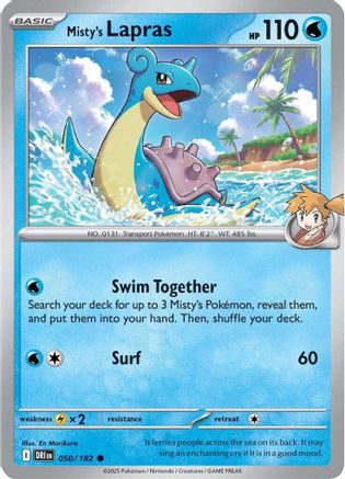Misty's Lapras (50/182)  [SV10: Destined Rivals]