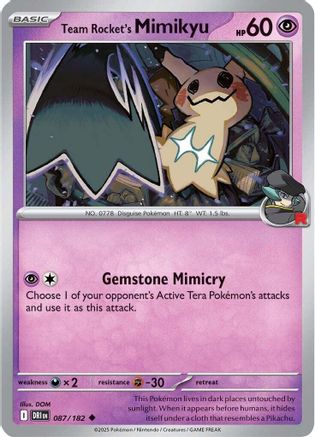 Team Rocket's Mimikyu 87/182  [SV10: Destined Rivals]