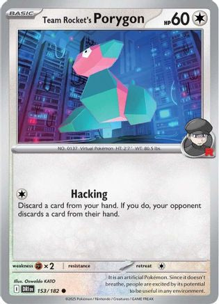 Team Rocket's Porygon 153/182  [SV10: Destined Rivals]