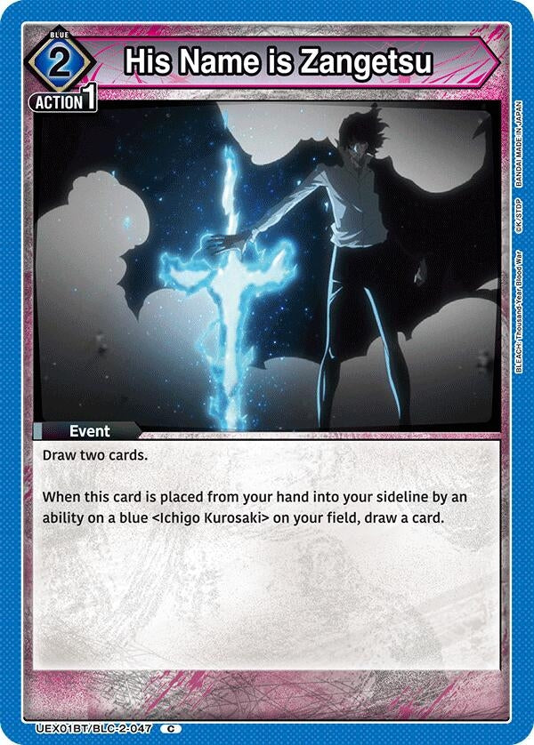 His Name is Zangetsu (UEX01BT/BLC-2-047) (UEX01BT)