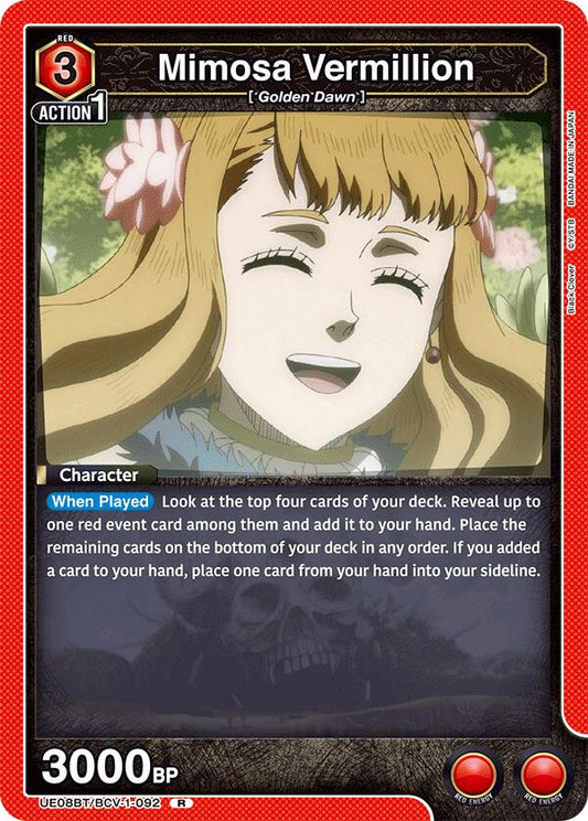 Mimosa Vermillion (092) [UE08BT - UE08BT/BCV-1-092]