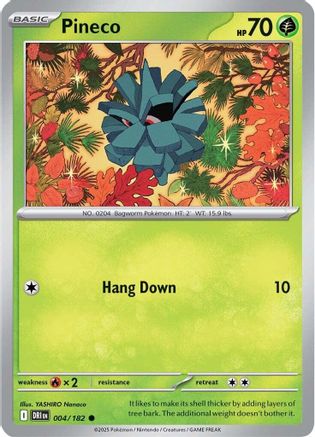 Pineco (4/182) Reverse Holofoil [SV10: Destined Rivals]