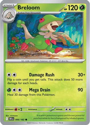 Breloom (6/182)  [SV10: Destined Rivals]