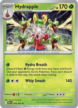 Hydrapple - 018/182 (18) Reverse Holofoil [SV10: Destined Rivals]