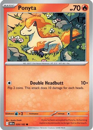Ponyta (29) Reverse Holofoil [SV10: Destined Rivals]