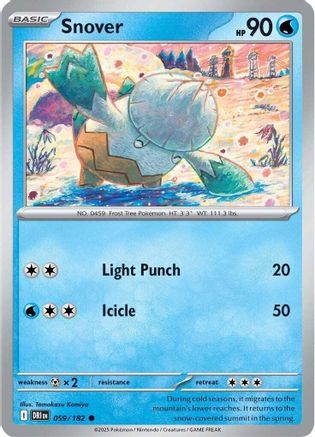 Snover (59/182) Reverse Holofoil [SV10: Destined Rivals]