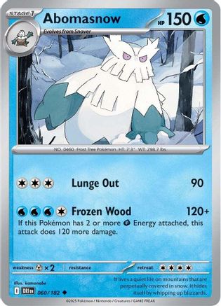 Abomasnow (60/182)  [SV10: Destined Rivals]