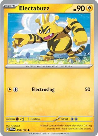 Electabuzz (68/182) Reverse Holofoil [SV10: Destined Rivals]