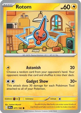 Rotom - 077/182  Reverse Holofoil [SV10: Destined Rivals]