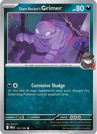 Team Rocket's Grimer (123/182)  [SV10: Destined Rivals]