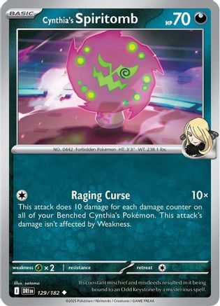Cynthia's Spiritomb (129/182)  [SV10: Destined Rivals]