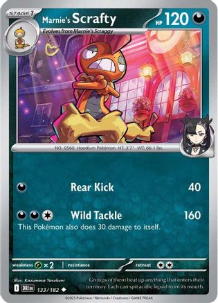 Marnie's Scrafty (133/182)  [SV10: Destined Rivals]