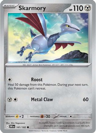 Skarmory (141/182)  [SV10: Destined Rivals]