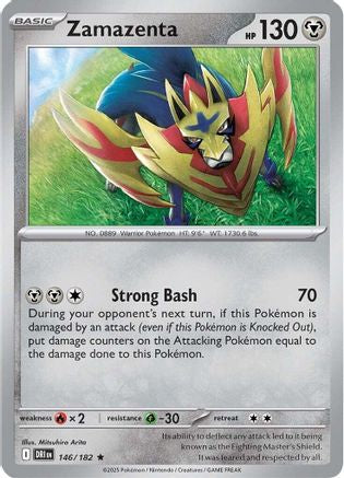 Zamazenta - 146/182 (146) Reverse Holofoil [SV10: Destined Rivals]