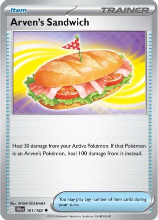 Arven's Sandwich (161/182) Reverse Holofoil [SV10: Destined Rivals]