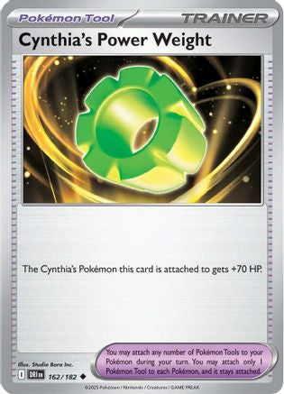 Cynthia's Power Weight (162/182)  [SV10: Destined Rivals]