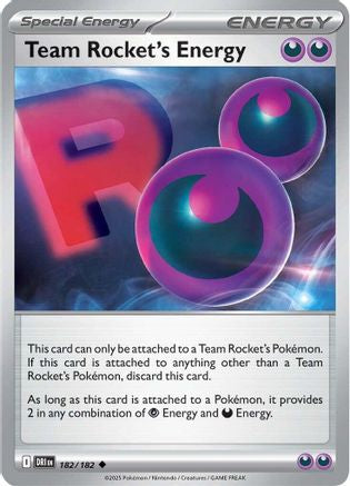 Team Rocket's Energy (182/182)  [SV10: Destined Rivals]