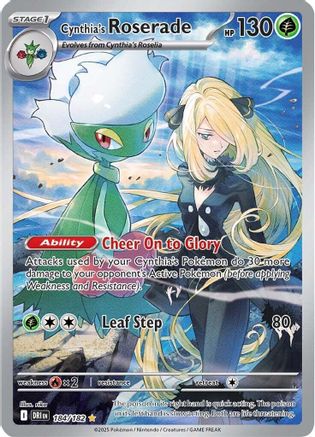 Cynthia's Roserade - 184/182 (184) Holofoil [SV10: Destined Rivals]