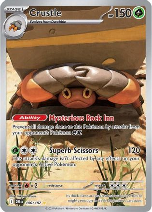 Crustle - 186/182 (186) Holofoil [SV10: Destined Rivals]