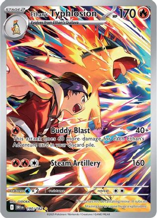 Ethan's Typhlosion - 190/182 (190) Holofoil [SV10: Destined Rivals]