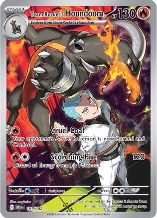 Team Rocket's Houndoom - 191/182 (191) Holofoil [SV10: Destined Rivals]