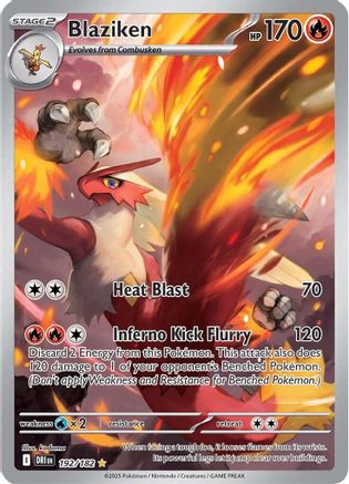 Blaziken - 192/182 (192) Holofoil [SV10: Destined Rivals]