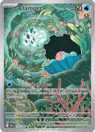 Clamperl - 195/182 (195) Holofoil [SV10: Destined Rivals]