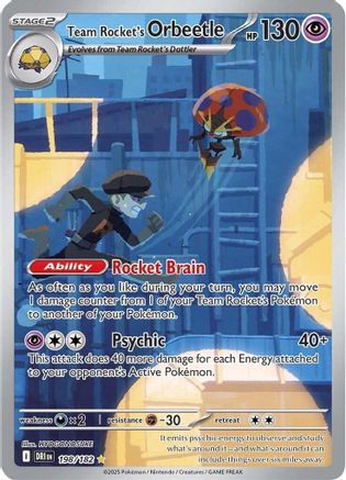 Team Rocket's Orbeetle - 198/182 (198) Holofoil [SV10: Destined Rivals]