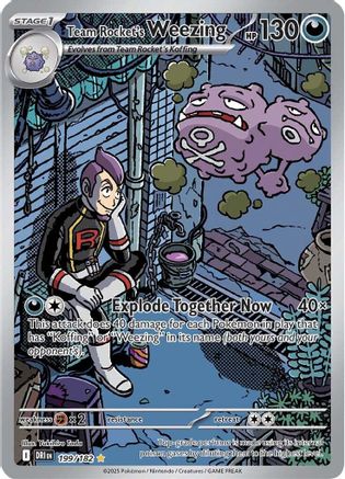 Team Rocket's Weezing - 199/182  Holofoil [SV10: Destined Rivals]