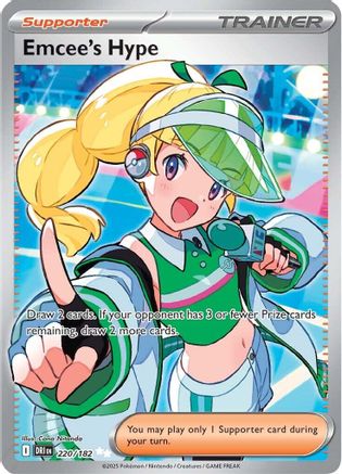 Emcee's Hype - 220/182 (220) Holofoil [SV10: Destined Rivals]