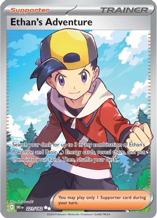 Ethan's Adventure - 221/182 (221) Holofoil [SV10: Destined Rivals]