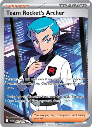 Team Rocket's Archer - 223/182  Holofoil [SV10: Destined Rivals]