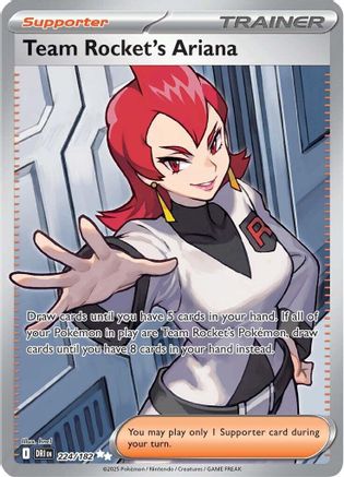Team Rocket's Ariana - 224/182 (224) Holofoil [SV10: Destined Rivals]