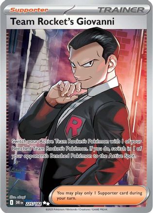 Team Rocket's Giovanni - 225/182  Holofoil [SV10: Destined Rivals]