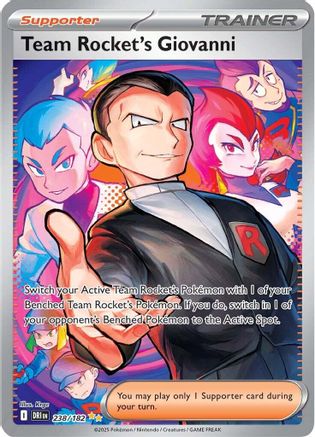 Team Rocket's Giovanni - 238/182 (238) Holofoil [SV10: Destined Rivals]