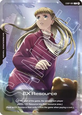 EX Resource (EXRP-001) (Mobile Suit Gundam Wing) (EXRP-001) Holofoil [Promotional EX Resource Tokens]