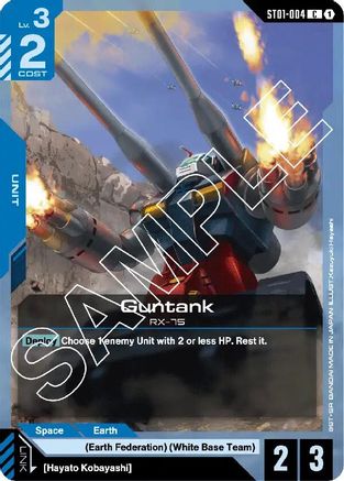 Guntank (ST01-004)  [Starter Deck 01: Heroic Beginnings]