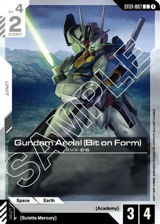 Gundam Aerial (Bit on Form) (ST01-007)  [Starter Deck 01: Heroic Beginnings]
