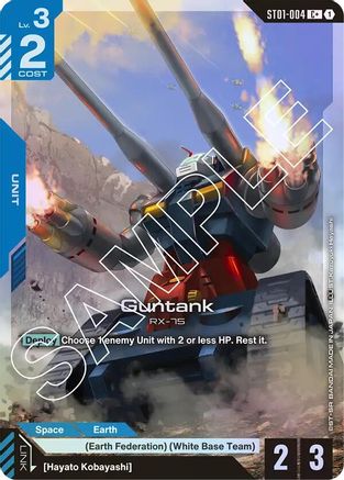 Guntank (C+) (ST01-004) Holofoil [Starter Deck 01: Heroic Beginnings]