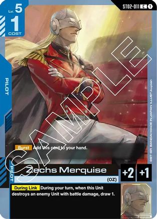 Zechs Merquise (ST02-011)  [Starter Deck 02: Wings of Advance]