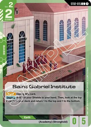 Saint Gabriel Institute (ST02-015)  [Starter Deck 02: Wings of Advance]