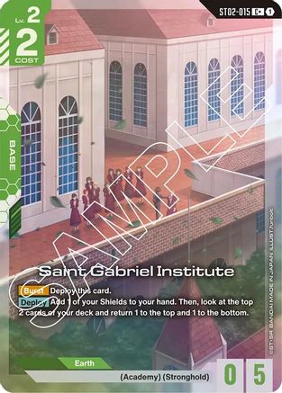 Saint Gabriel Institute (C+) (ST02-015) Holofoil [Starter Deck 02: Wings of Advance]
