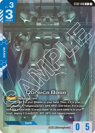 Corsica Base (C+) (ST02-016) Holofoil [Starter Deck 02: Wings of Advance]